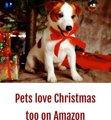 Pets love Christmas too on Amazon