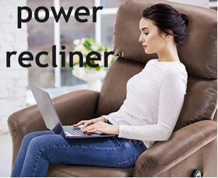 Big, cozy, heavy-duty, power recliner chair for the big and tall and the plus size person. FREE shipping. Full figure furniture.