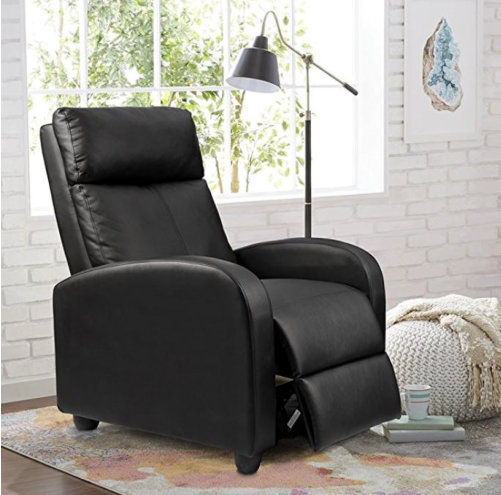 Big, cozy, home theater chair. Big and tall and the plus size chairs also available. FREE shipping. Full figure furniture.