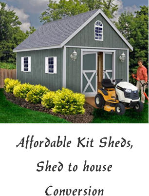 Affordable Kit Sheds, Shed to house Conversion
