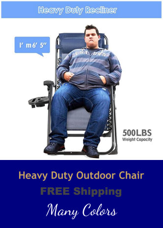 Heavy Duty Outdoor Recliner | Big Man Chair