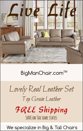 Top Grain leather living room set, premium, genuine, real