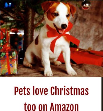 Pets love Christmas too on Amazon