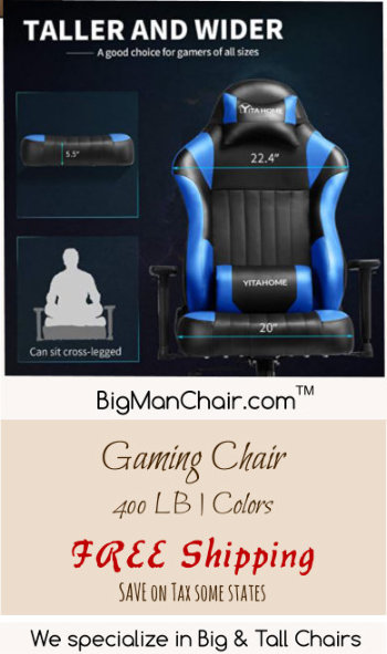 500 LB. Big Tall Gaming Chair | Big Man Chair