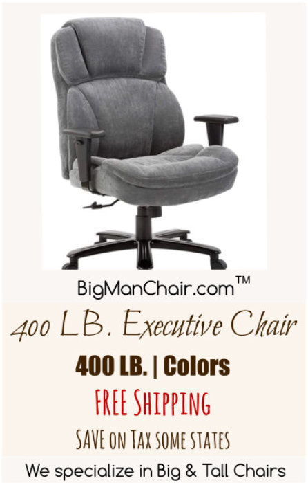 400 LB. High Back Executive Chair | Big Man Chair