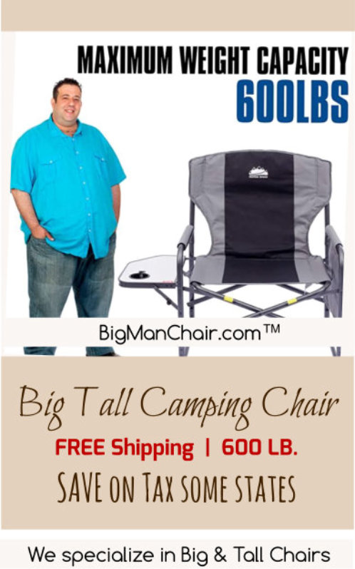 Heavy Duty Big Man Camping Chair