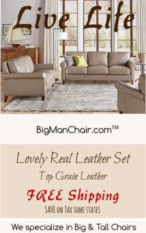 Top Grain leather living room set, premium, genuine, real