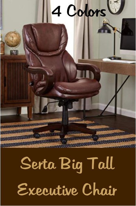 Serta Big and Tall Executive Chair, 500 LB. | Big Man Chair